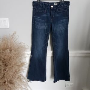 H&M fitted flaren jeans